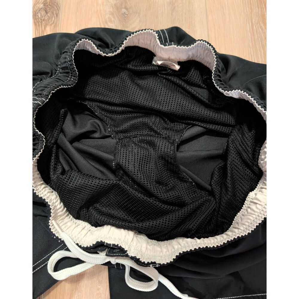 Speedo Men's Marina Volley Swim Trunk Black Cargo Pockets Sz XXL EUC - Picture 4 of 16